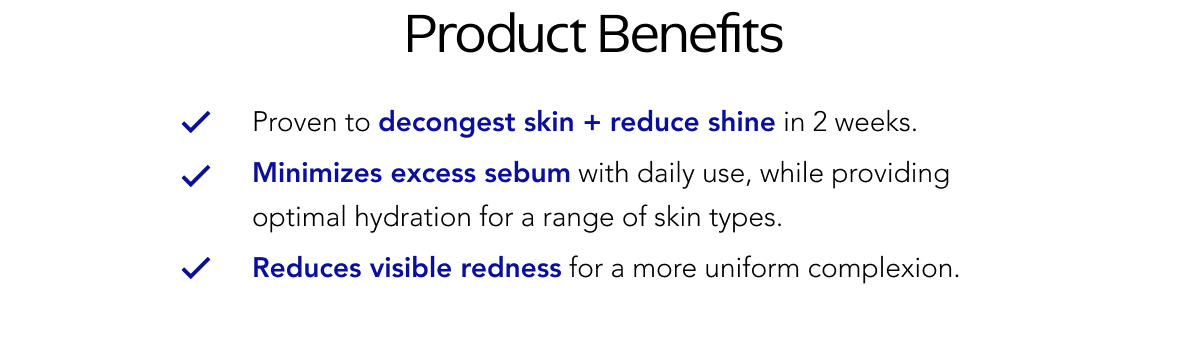 Product Benefits