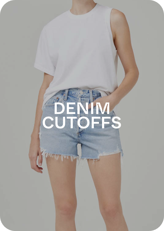 AGOLDE DENIM CUTOFFS