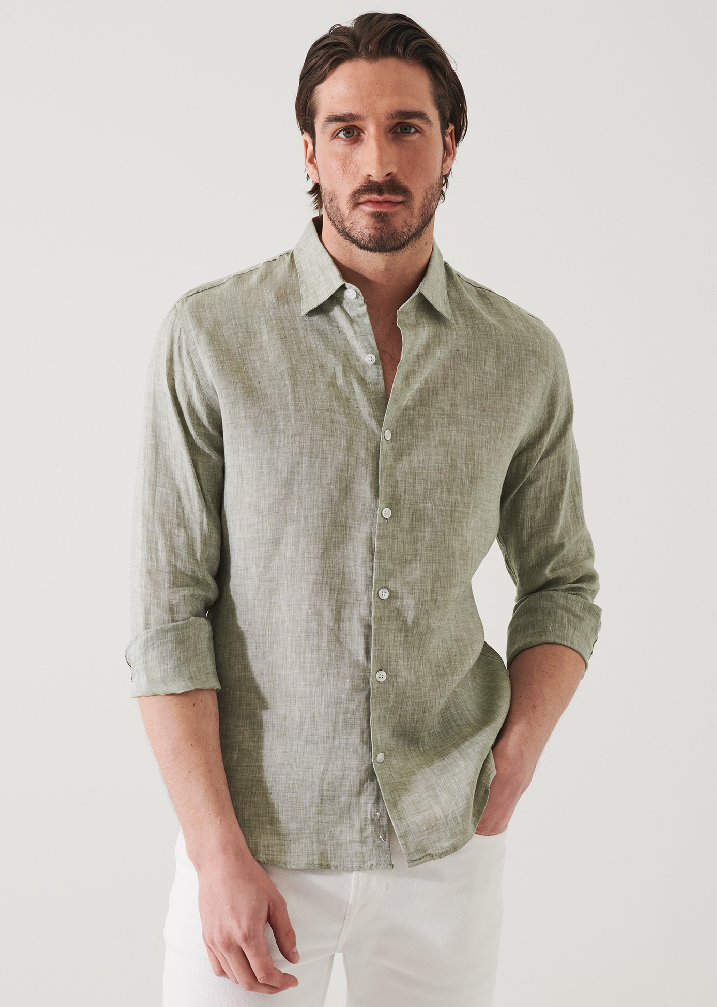 LINEN CHAMBRAY SHIRT