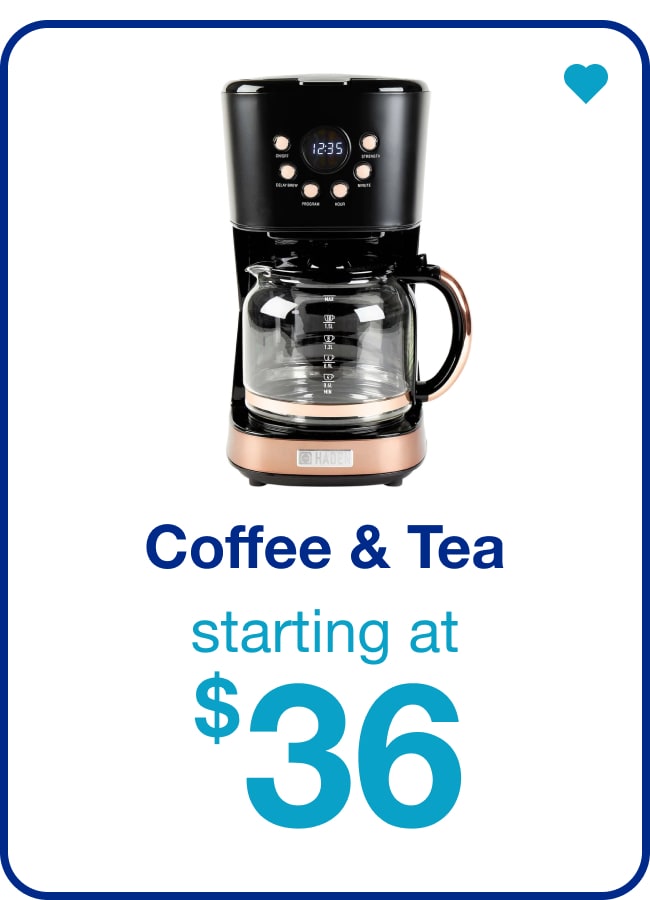 Coffee & Tea â€” Shop Now!