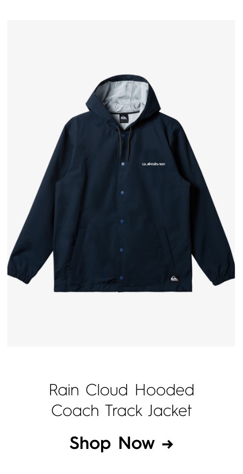 Rain Cloud Hooded Coach Track Jacket