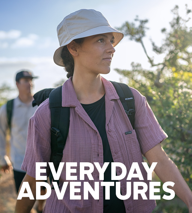 Three women hanging out at sunset in a meadow with headline Everyday Adventures.