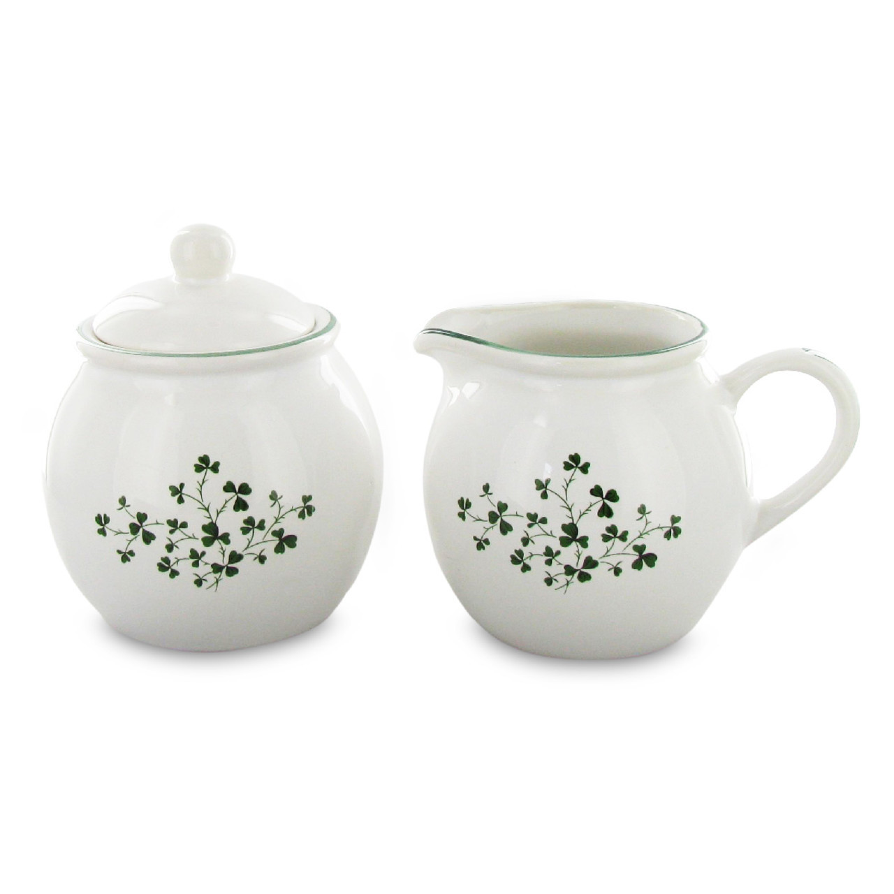 Image of Shamrock Sugar & Creamer Set