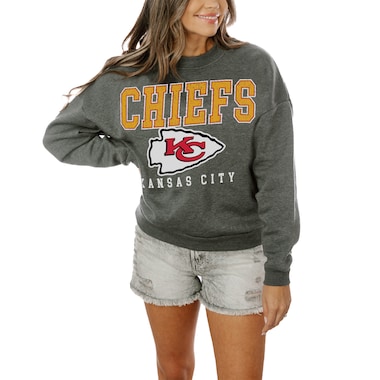  Gameday Couture  Charcoal   Bring The Energy Pullover Sweatshirt