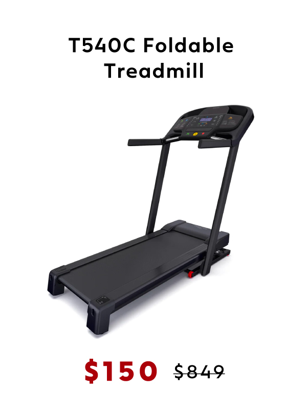 T540C Foldable Treadmill, Now $150