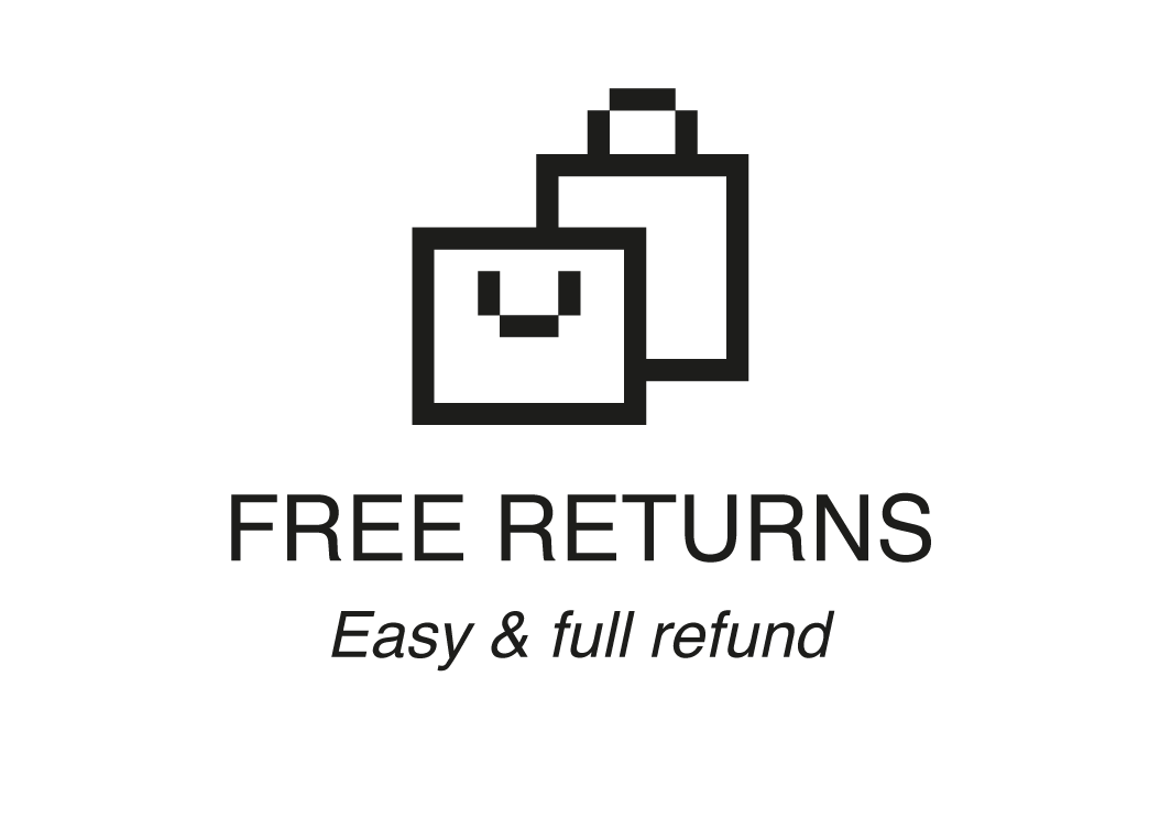 FREE RETURNS. Easy & full refunds.