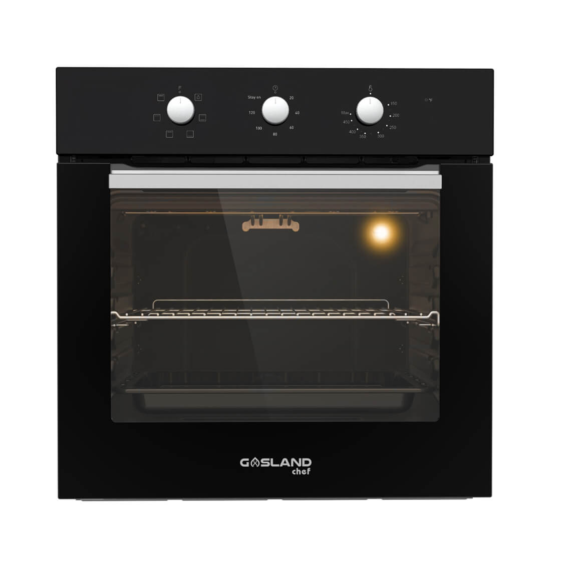 GASLAND Chef 24 Inch 2.3Cu.f 6 Cooking Modes Stainless Steel Built-in Electric Single Wall Oven