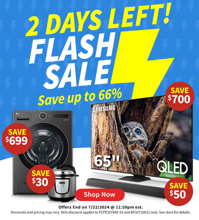 2 Days Left! Flash Sale Save Up to 66% Off. Shop now