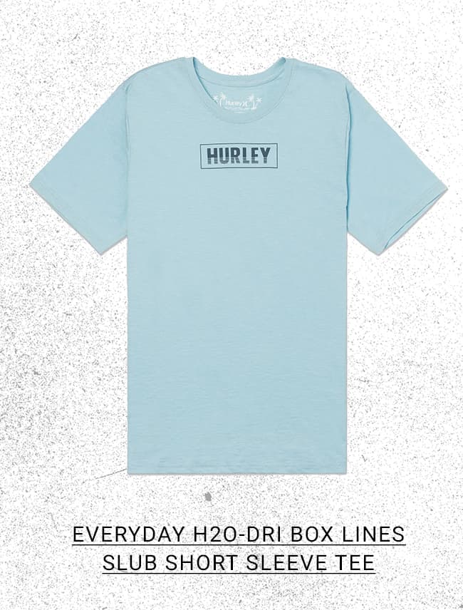 Everyday H2O-Dri Box Lines Slub Short Sleeve Tee