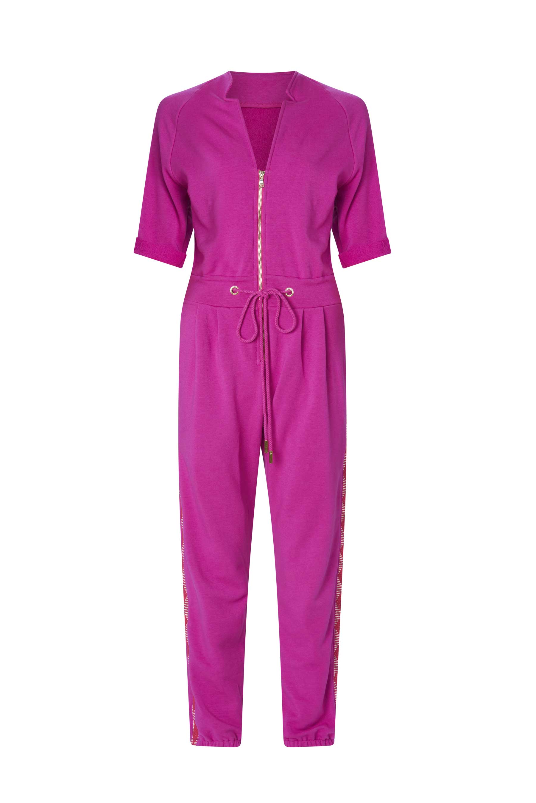 Image of The Caroline Jumpsuit in Fuchsia