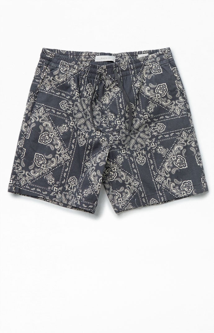 Image: Eco Printed Reed Volley Shorts