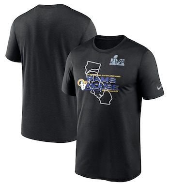  Nike Black  Super Bowl LVI Champions Hometown T-Shirt