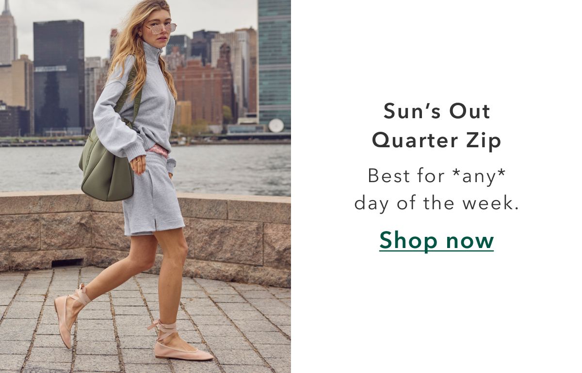 Sun's Out Quarter Zip | Best for *any* day of the week. | Shop now