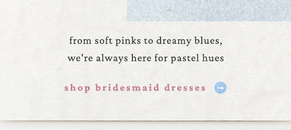 shop bridesmaid dresses