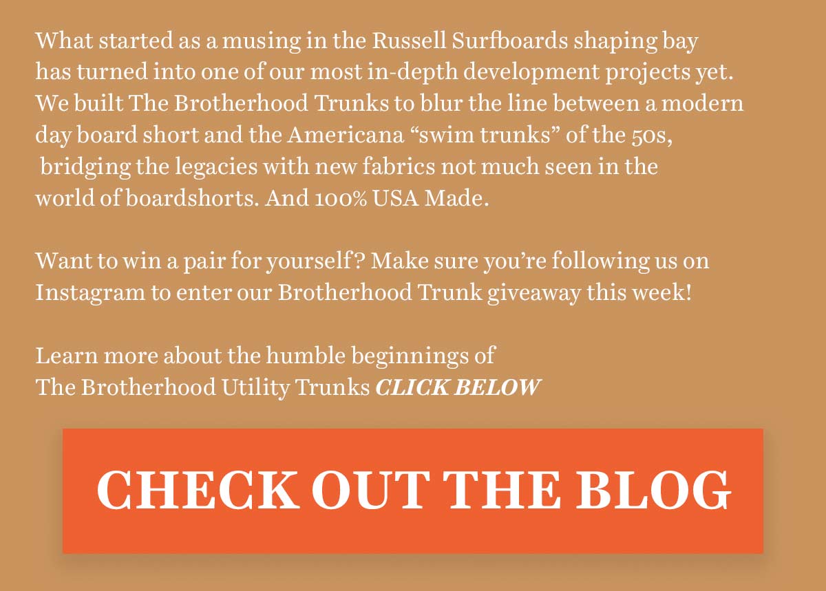 Learn more about our Russell Surfboard Collab