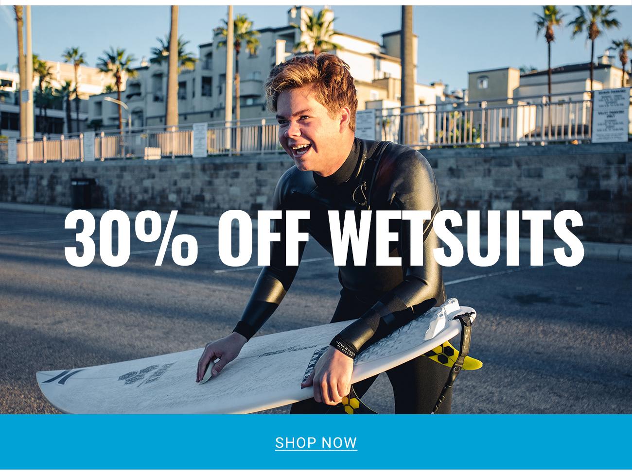 30 % Off Wetsuits | Shop Now