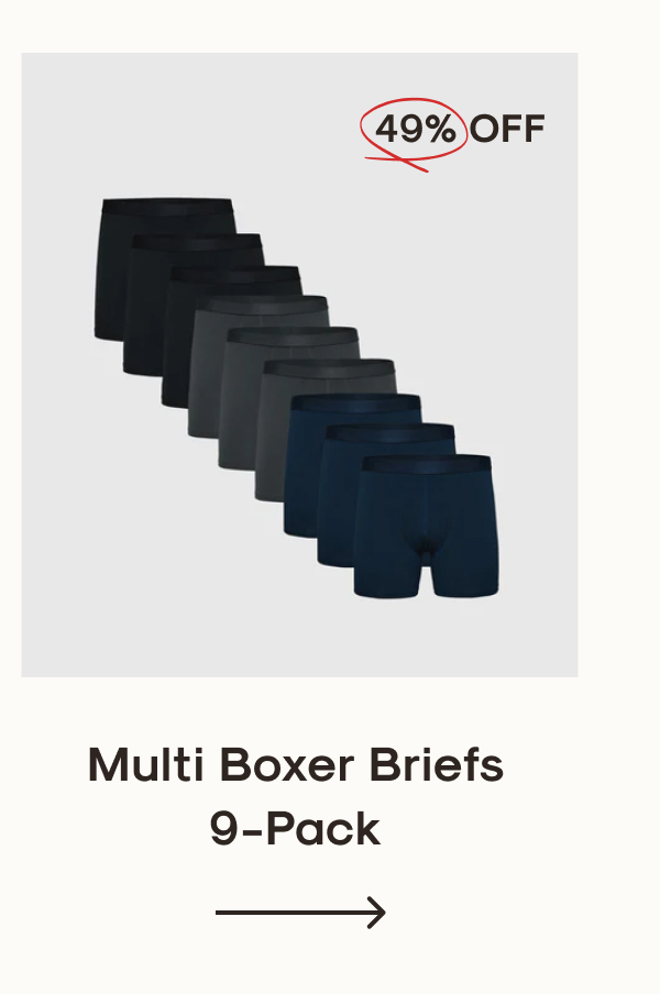 Multi Boxer Briefs 9-Pack