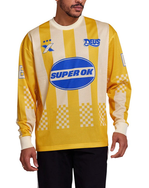 Image of Threepeat Moto Jersey - Lemon Chrome