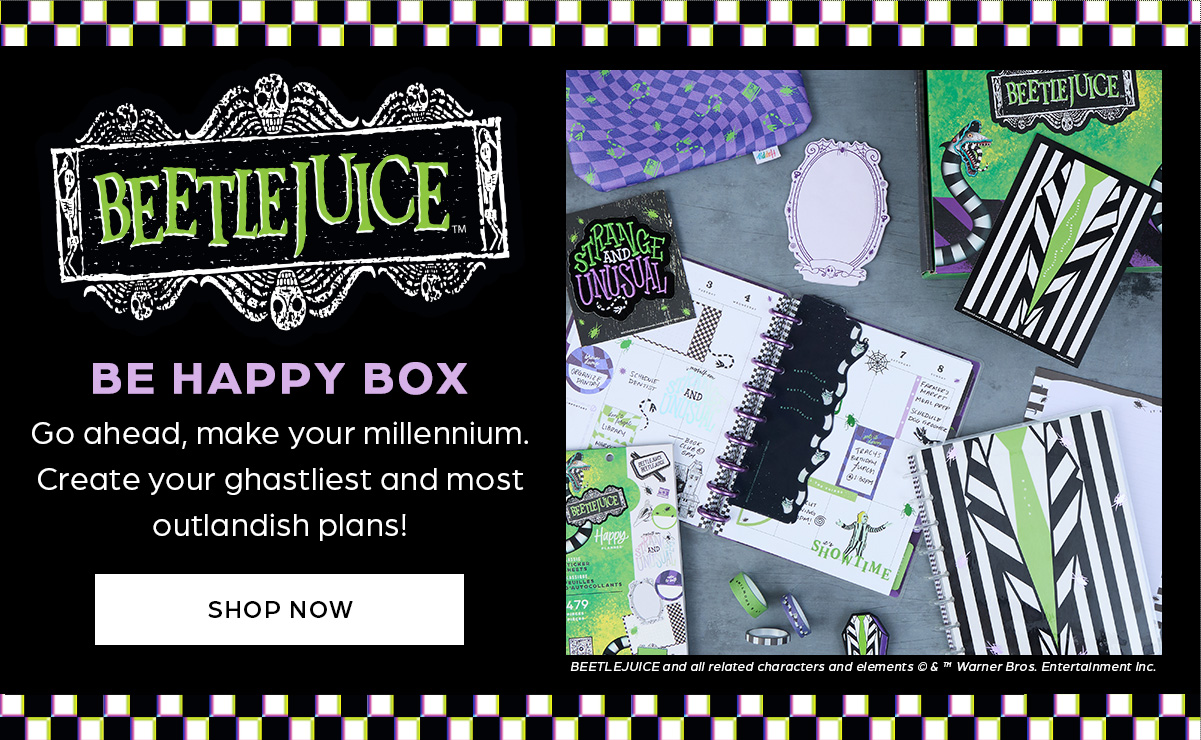 Beetlejuice Be Happy Box