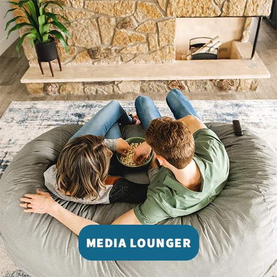 Fuf Media Lounger Fog Lenox