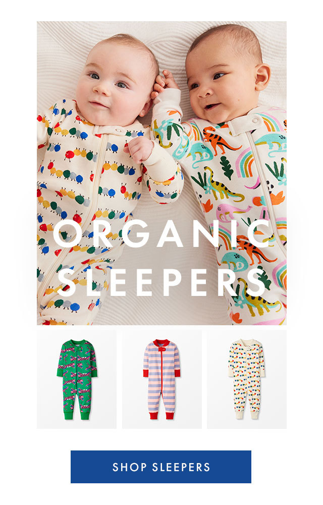 Shop baby sleepers.