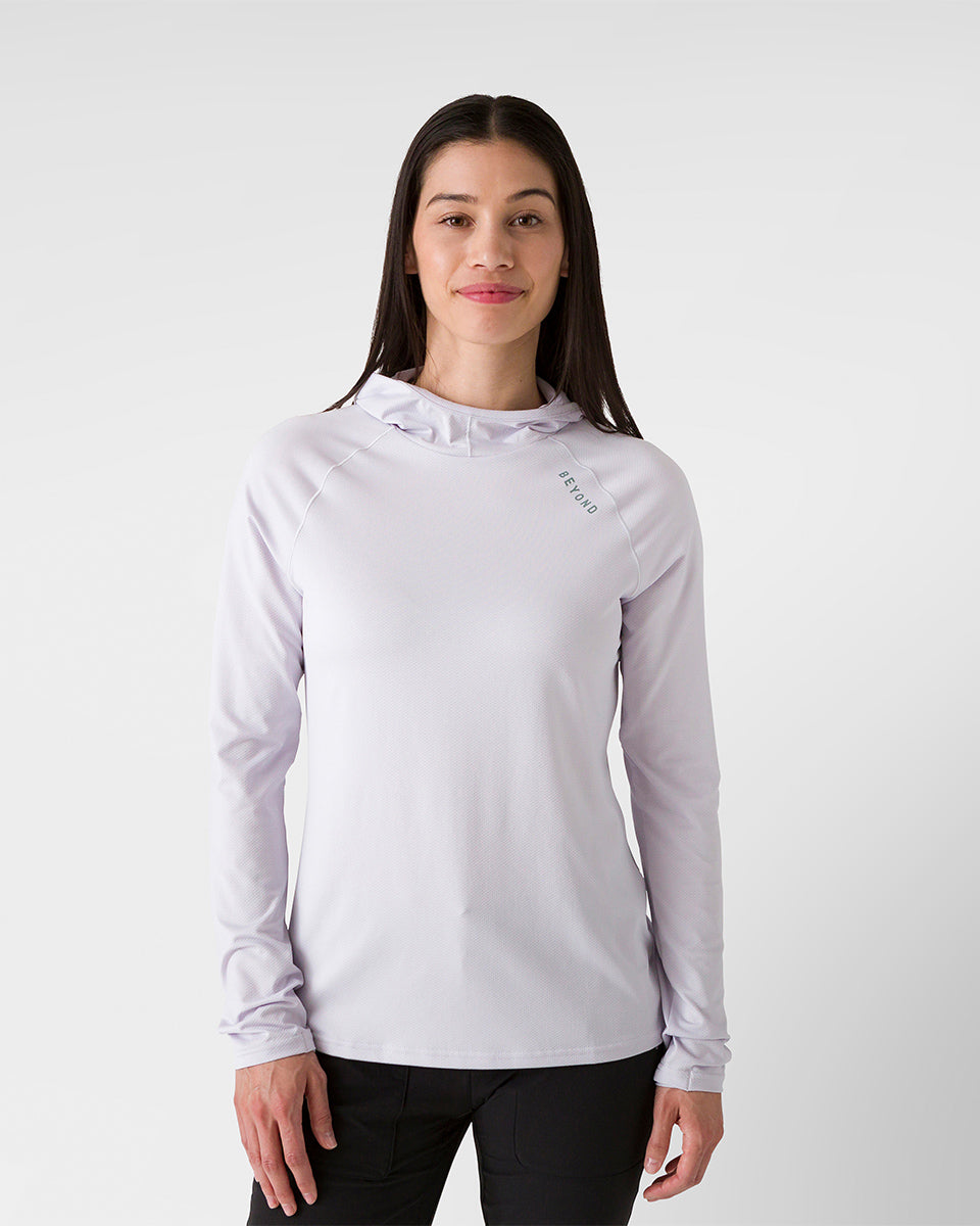 Image of Women's Geo-T Hooded L.S. Shirt