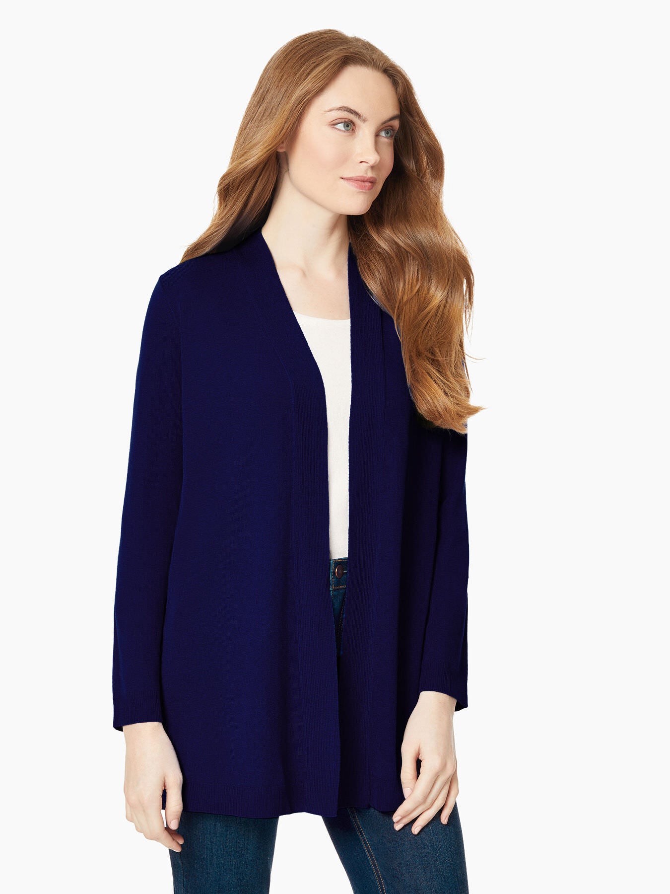 Image of Open Front Icon Cardigan