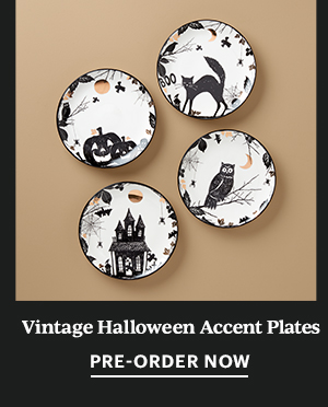 Vintage Halloween Accent Plates  PRE-ORDER NOW