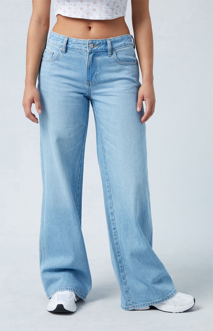 Image: Casey Light Indigo Low Rise Baggy Jeans