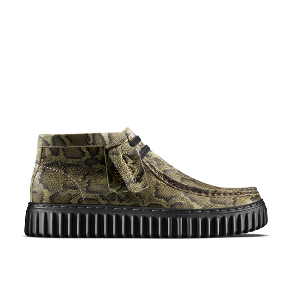 Martine Rose Mens Torhill Hi Green Snake