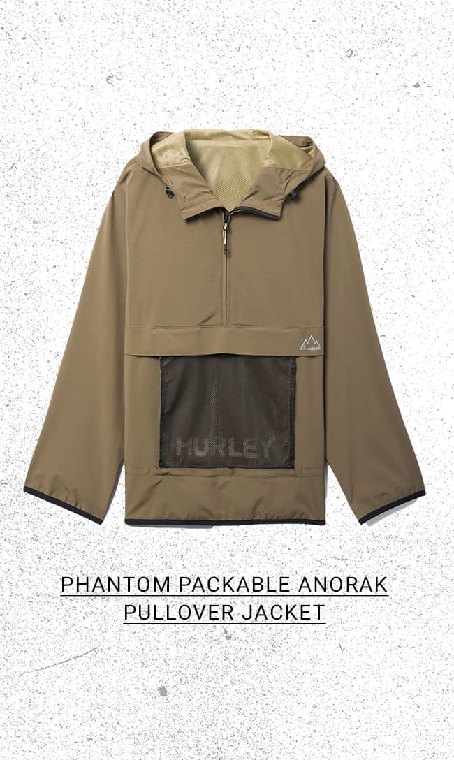 Phantom Packable Anorak Pullover Jacket