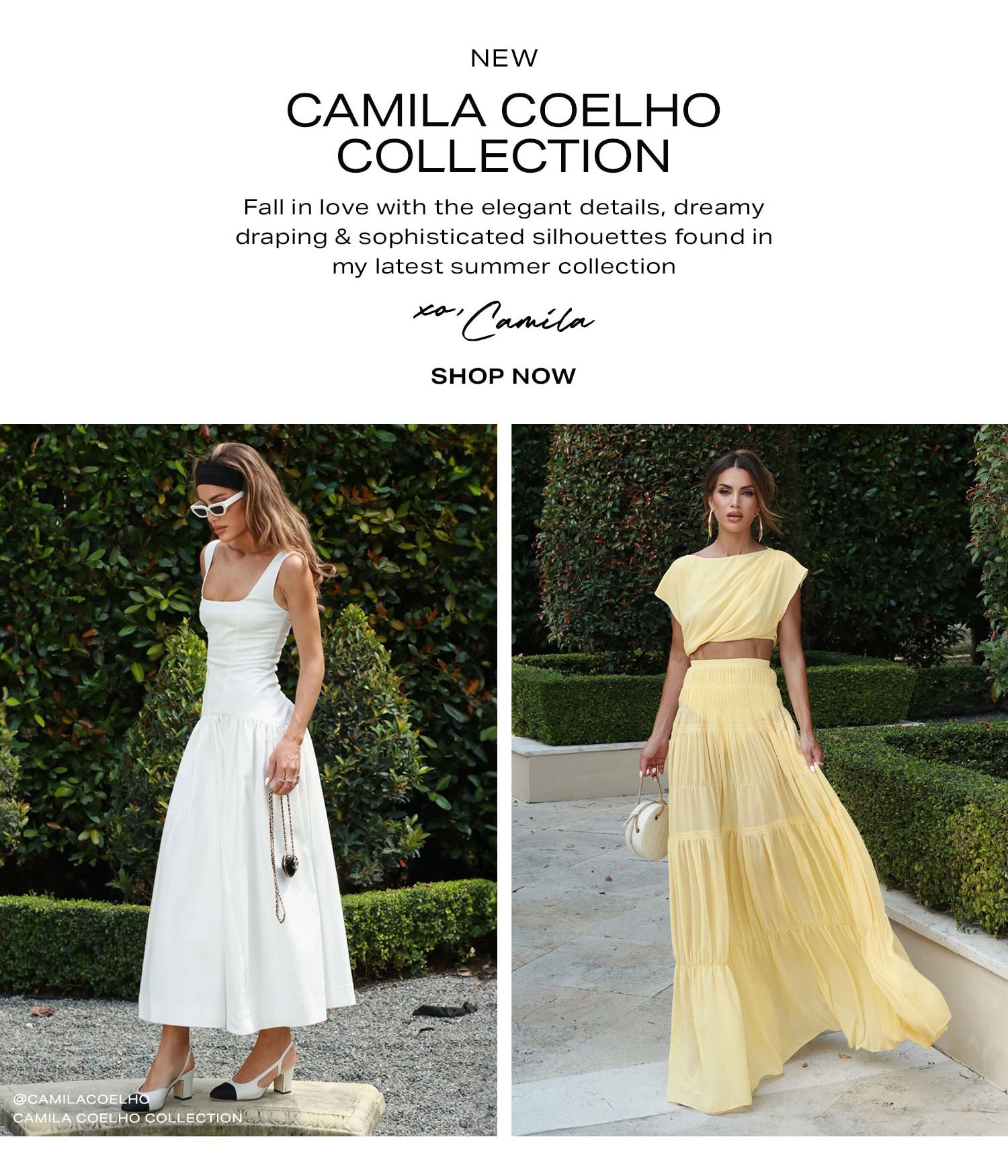 New Camila Coelho Collection. Shop Now.