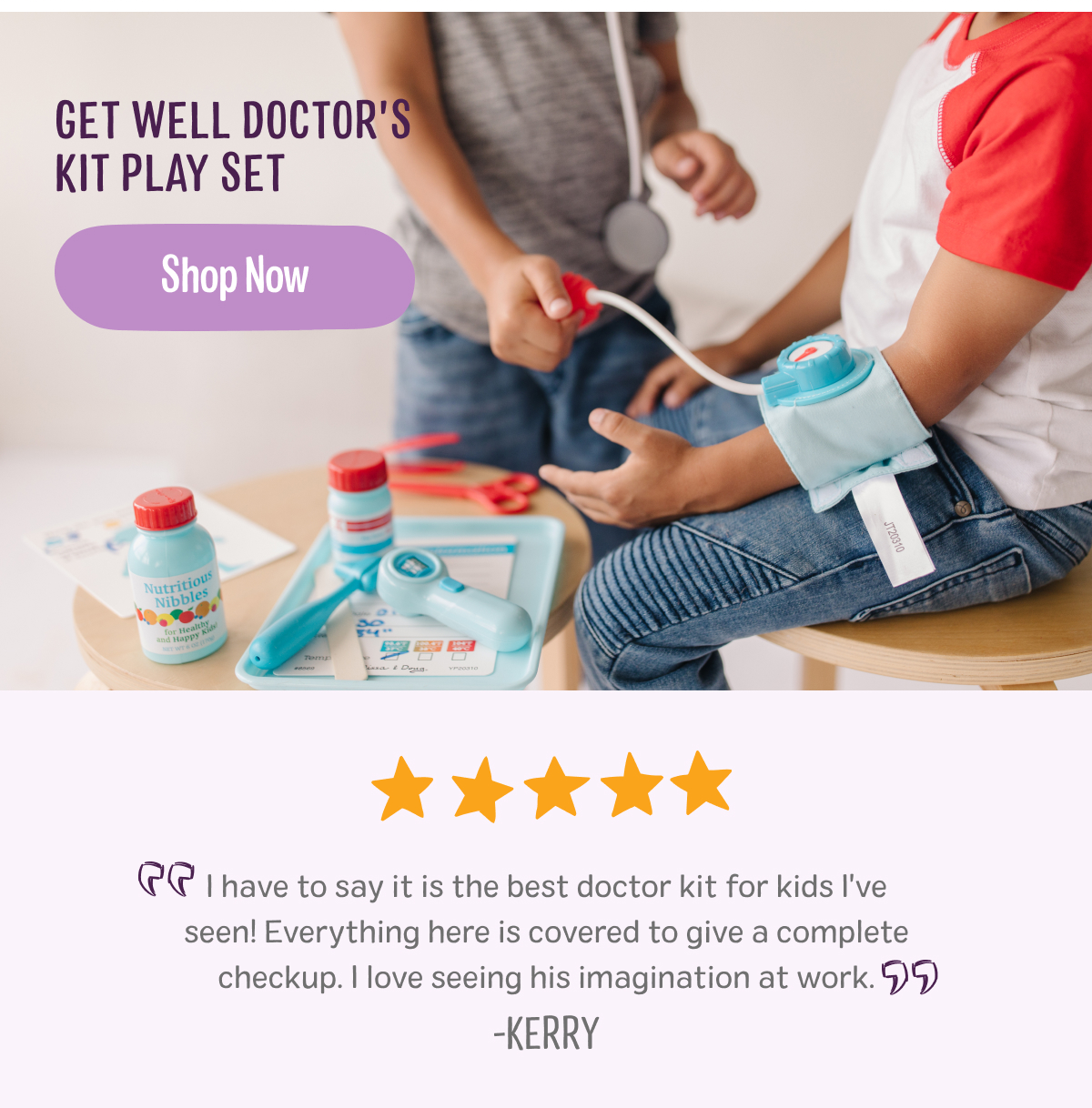 Get Well Doctor's Kit Play Set