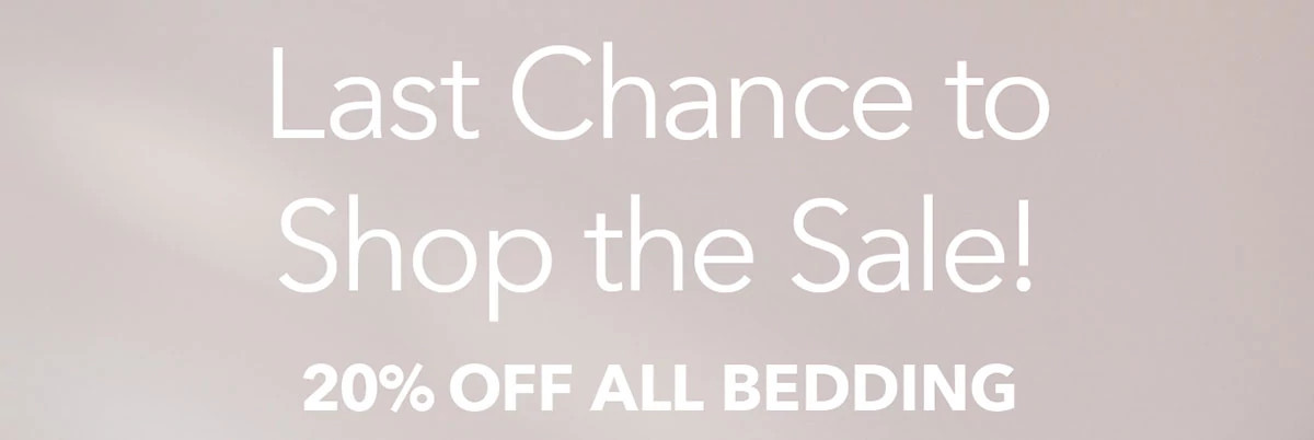 Last Chance To Shop The Sale!