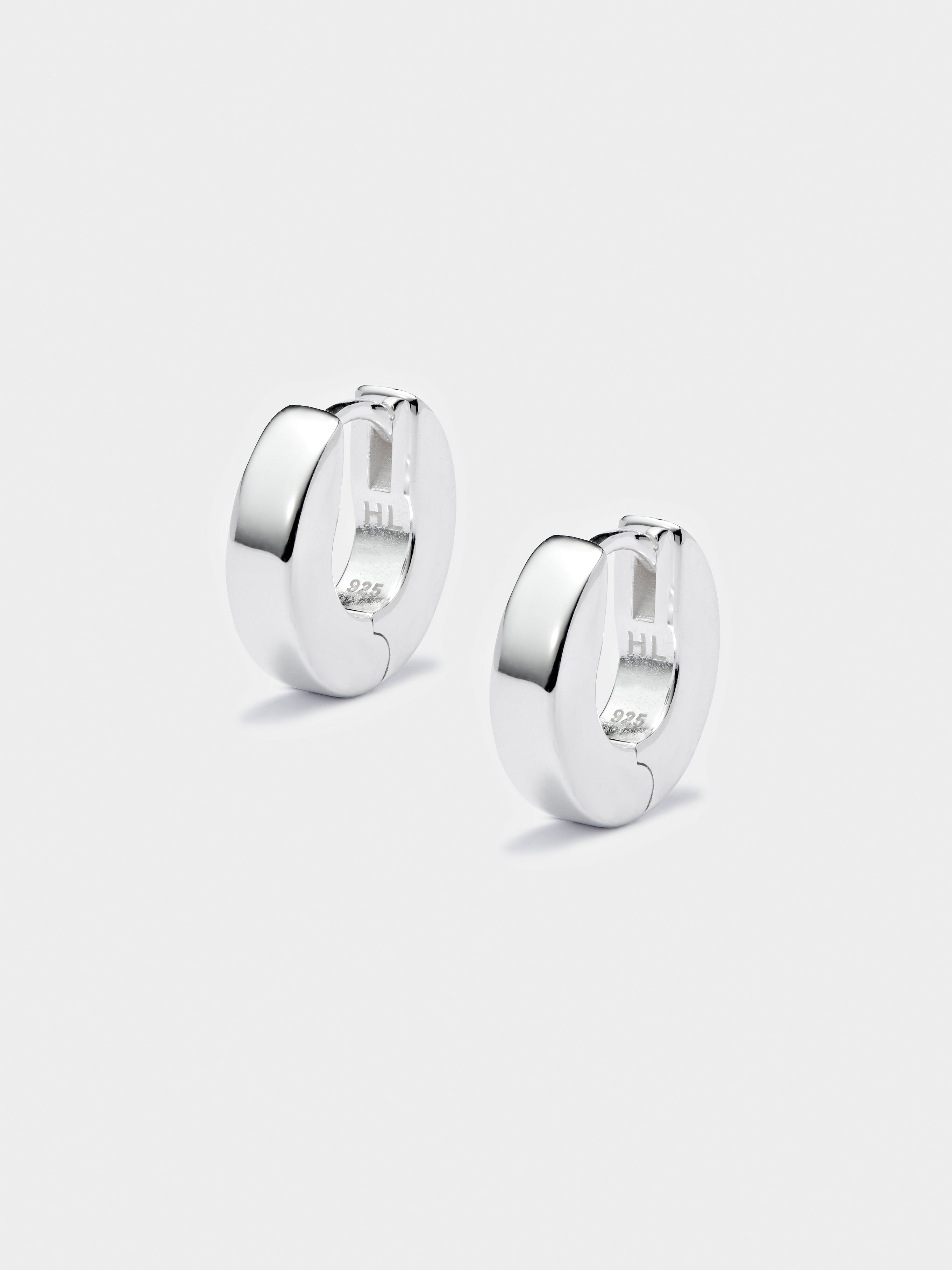 Image of Edge Hoop Earrings