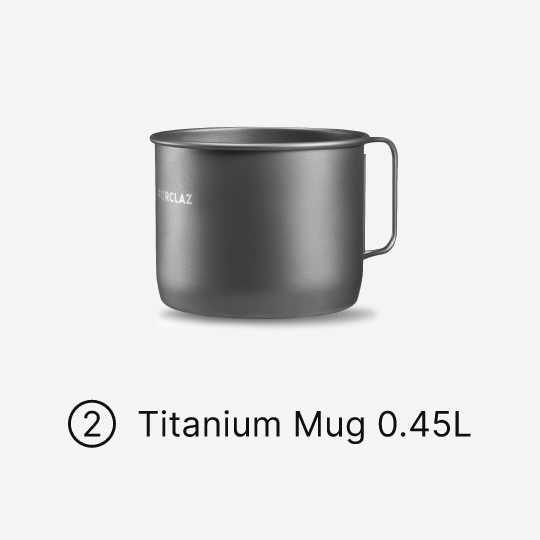 Forclaz MT500 Titanium Mug 0.45 L