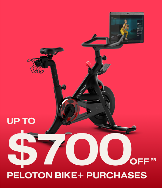 Up to $700 off Peloton Bike+ purchases