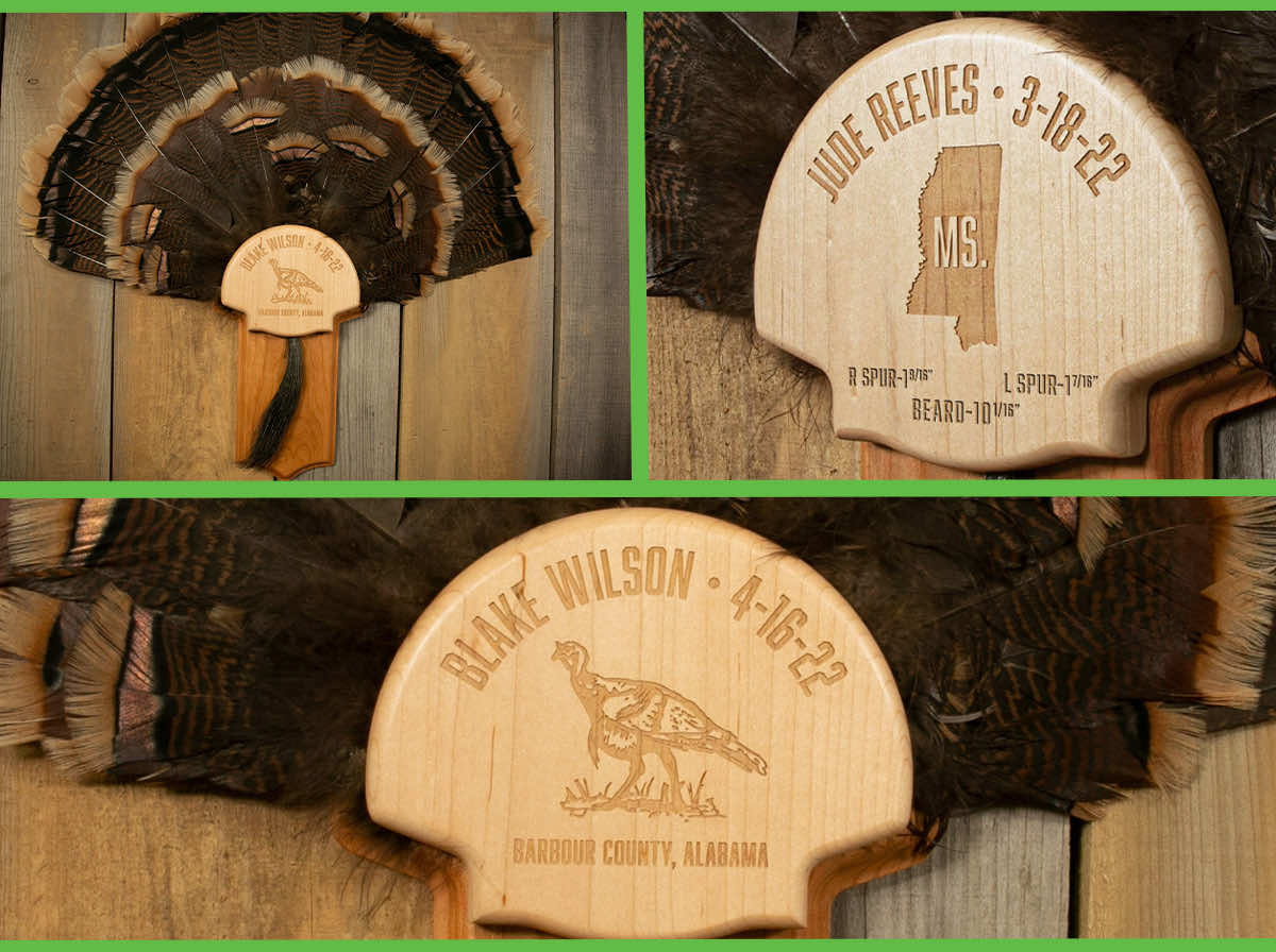 Custom Turkey Plaque