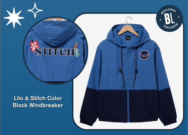 Lilo and Stitch Color Block Windbreaker