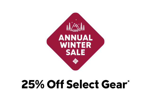 Annual Winter Sale. 25% off Select Gear