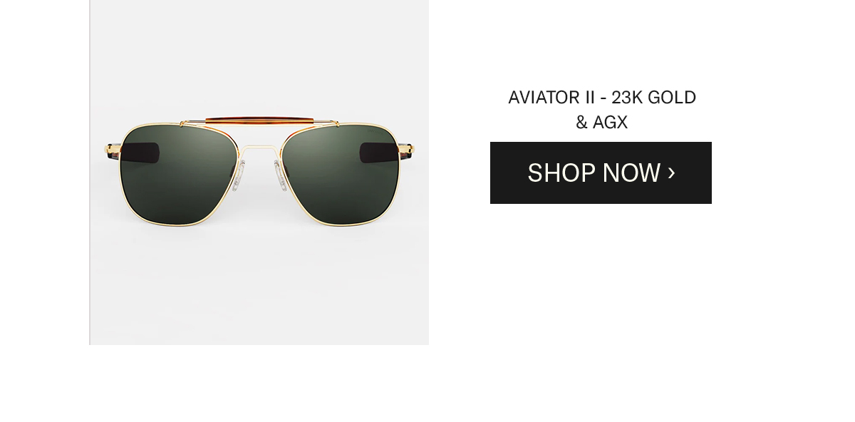 AVIATOR II - 23K GOLD & AGX