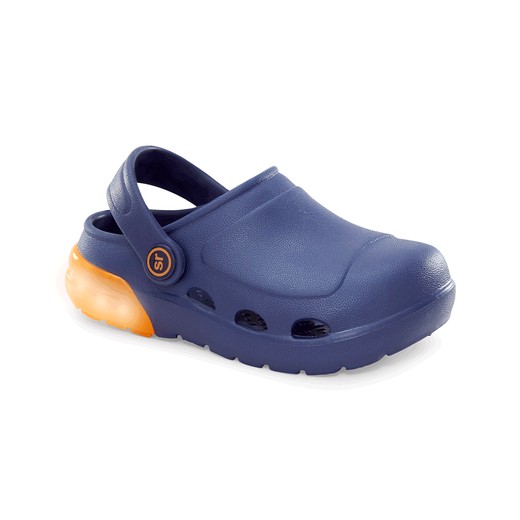 Light-Up Bray Clog-Navy/Orange / 7 / M/W