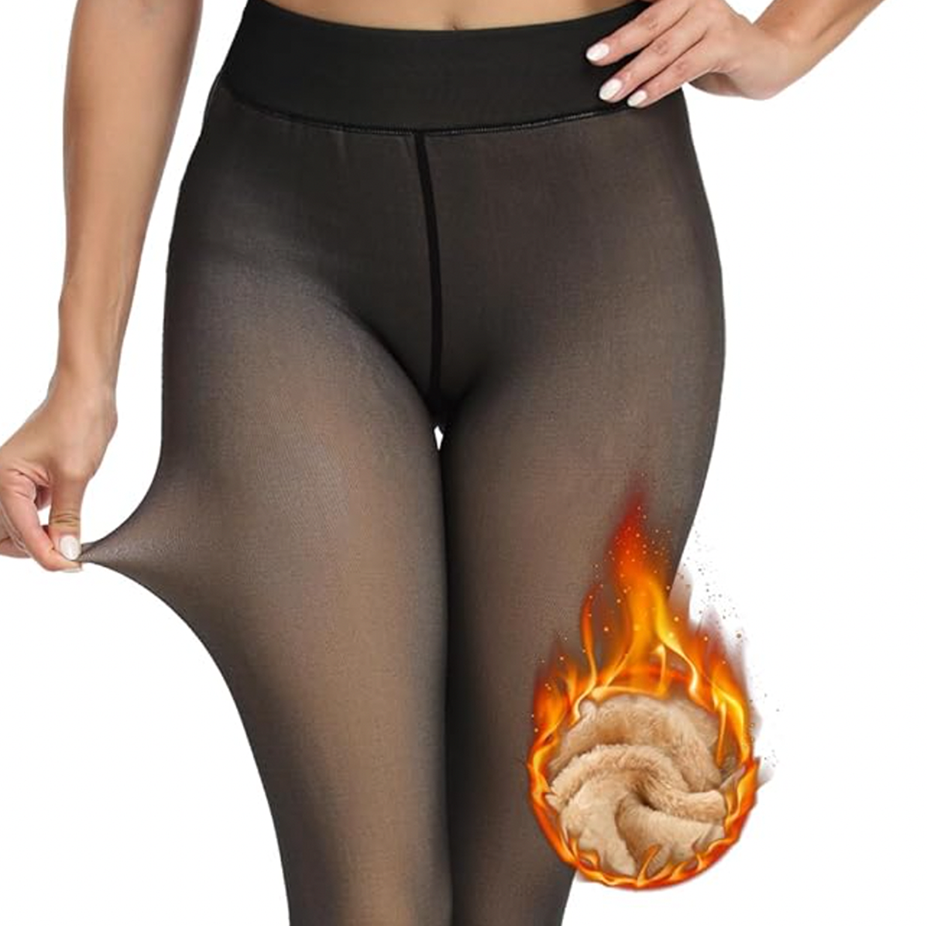 TikTok's Viral Fleece-Lined Tights Will Keep You Warm All Winter