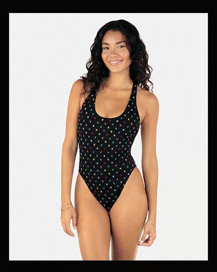 Hurley Icon Cheeky Racerback One Piece