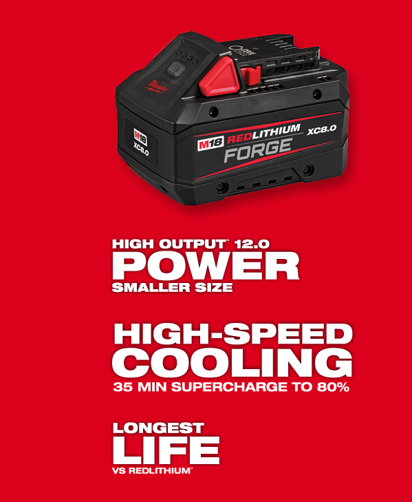 M18™ REDLITHIUM™ FORGE™ XC8.0 Battery Pack