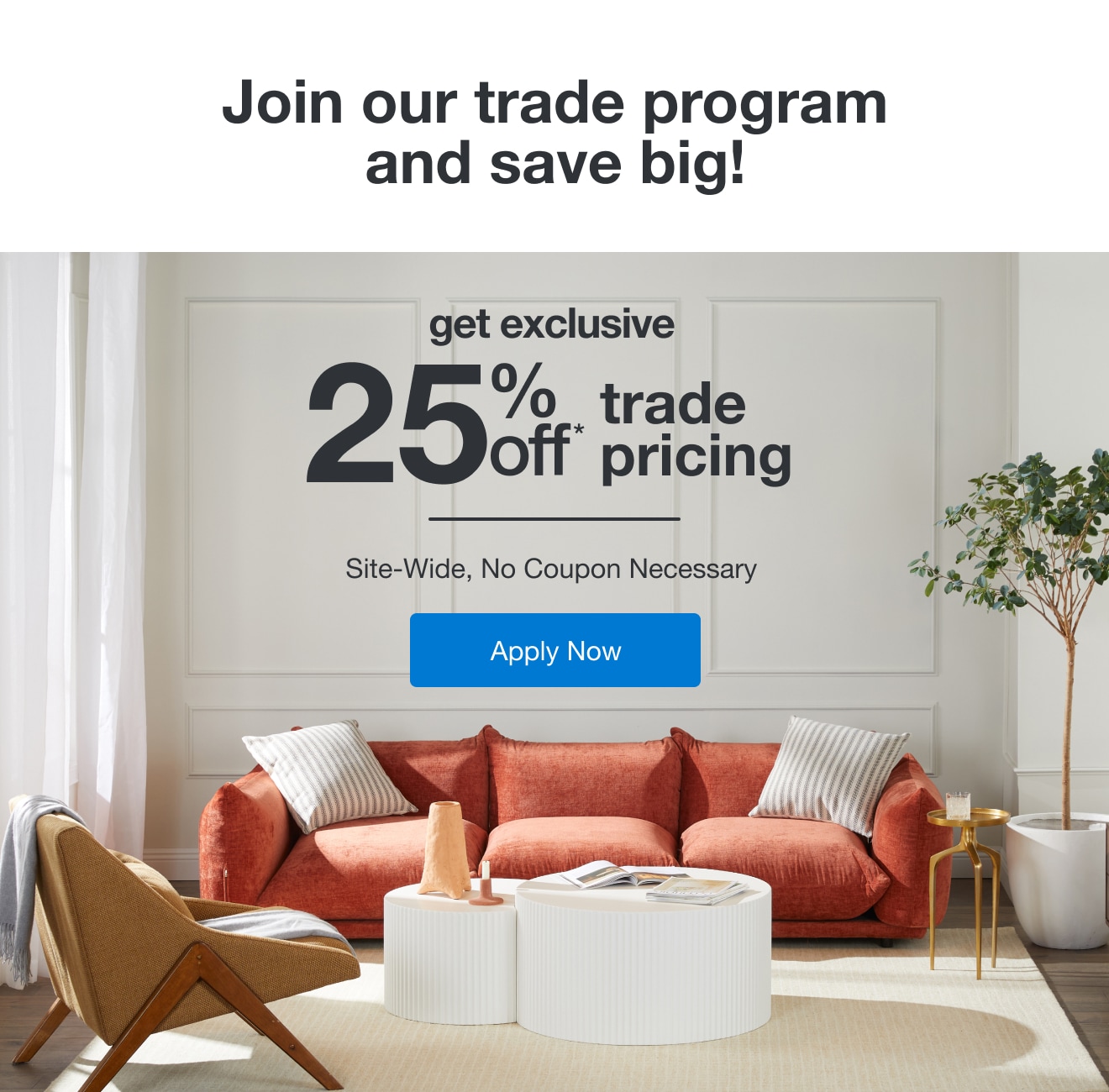 Trade program - Join and Save Big! - Apply Now!