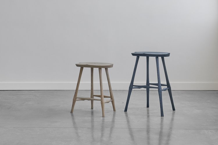 The Wayland Stool in bar and counter height.