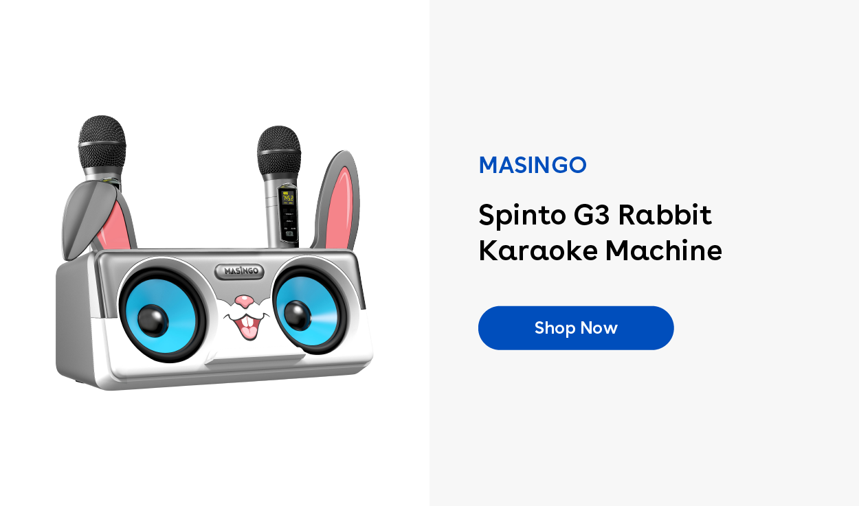 Masingo Spinto G3 Rabbit Karaoke Machine