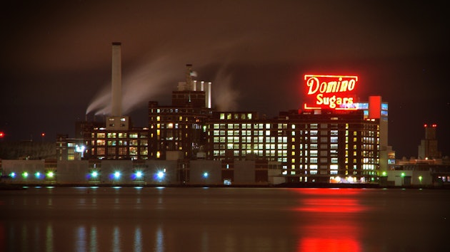 The Domino Sugar sign in Baltimore, Oct. 2017.