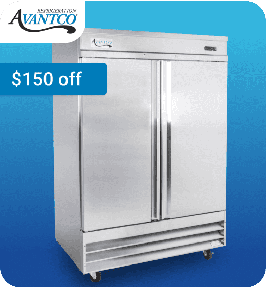 $150 off Avantco Refrigerators & Freezers